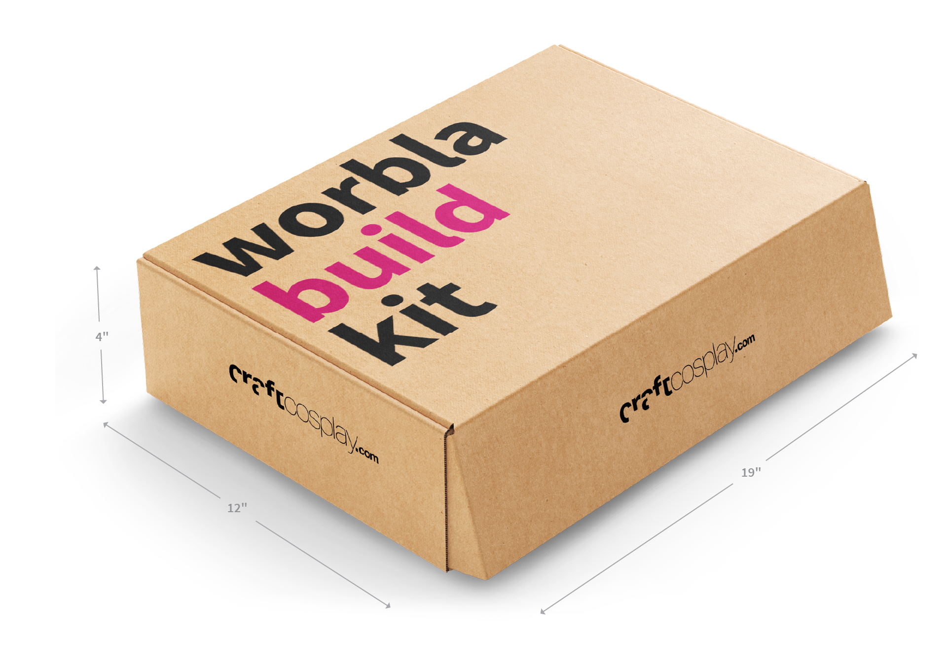 CraftCosplay Worbla Build Kit Dimensions